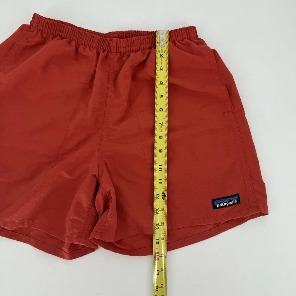 Patagonia Men's Shells Swim Trunks Size Small Orange Liner Removed